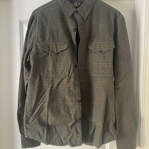 Ralph Lauren Double RL Men's Olive Check Shirt Jacket